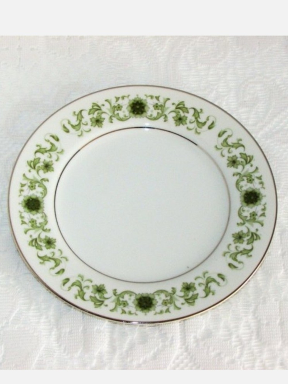 Towne House Green Dale Fine China Bread Plate Vintage Japan Dish Dinnerware